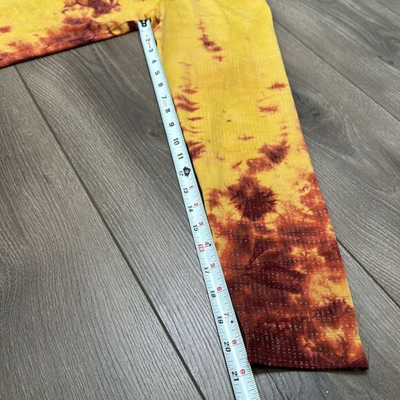 Lululemon Metal Vent Tech Half-Zip 2.0 Marble Dye Soliel Yellow Size Medium - Picture 12 of 12